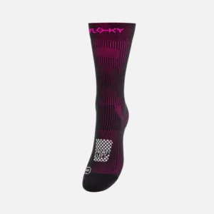 Floky SA - Run Up Medium - Black_Elastic_Fuschia - Front 3_4