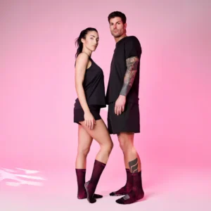 Floky SA - Run Up Medium - Black_Elastic_Fuschia - Human