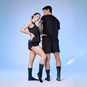 Floky SA - Run Up Medium - Black_Elastic_Turqoise - Human