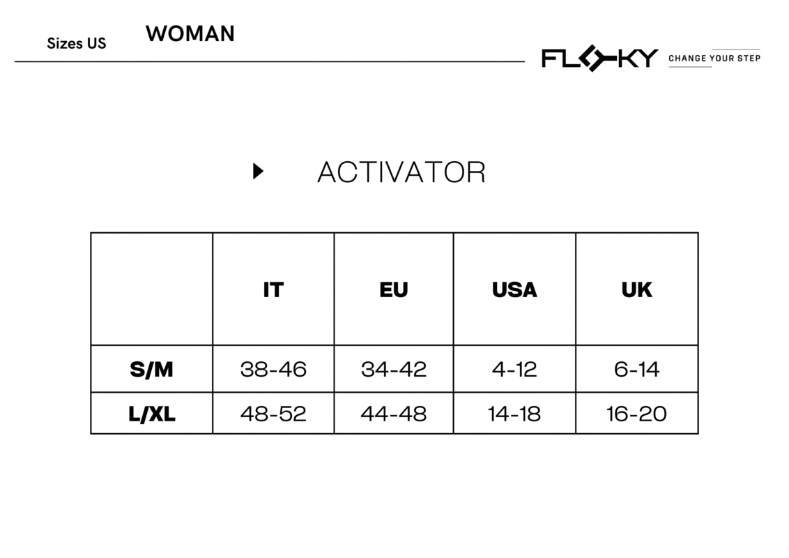 Floky SA - Pants - Size Chart Woman